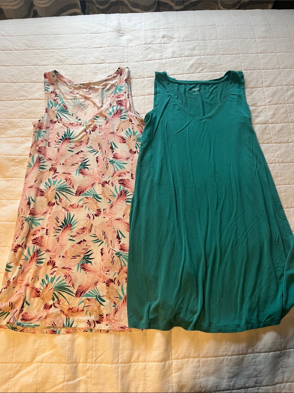 Alfani Teal and Tropical Print Intimate sleepwear